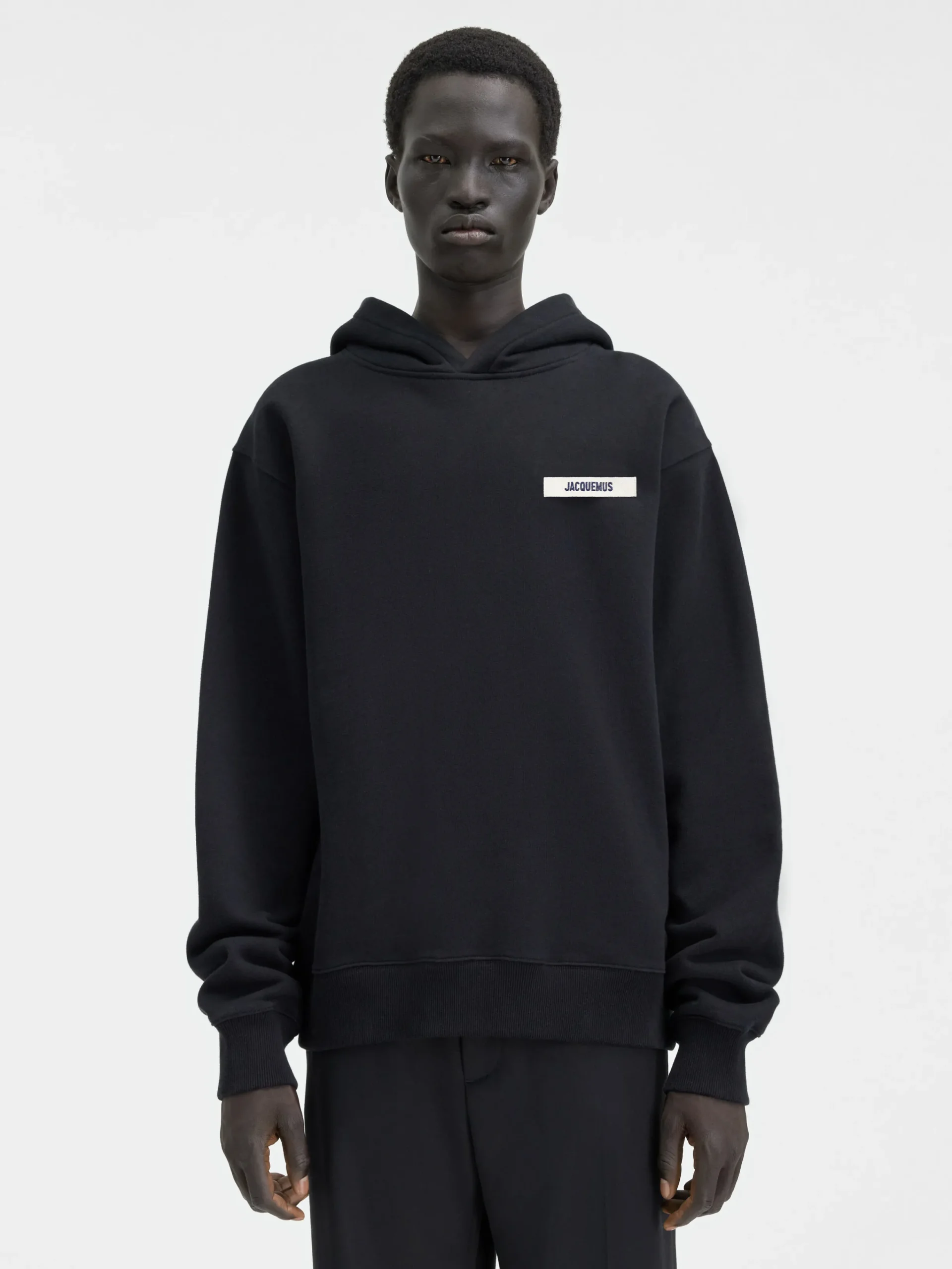 Online Jacquemus De Gros Grain hoodie Black