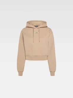 Fashion Jacquemus De Gros Grain hoodie Beige