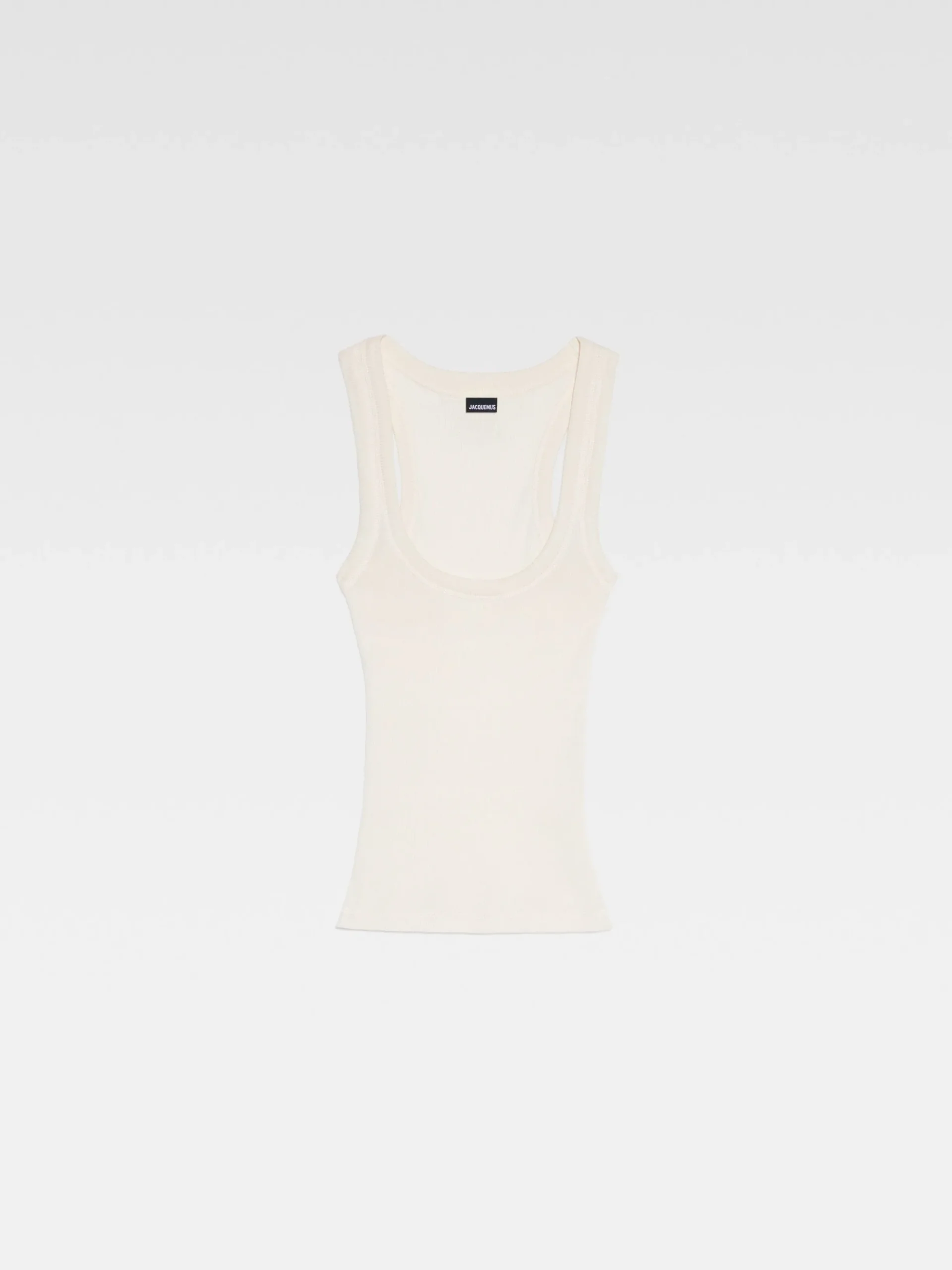 Online Jacquemus De Gros Grain tanktop White