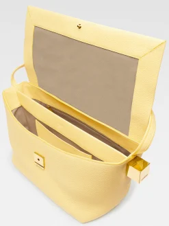 Best Jacquemus De grote Rond Carr&eacute; LightYellow