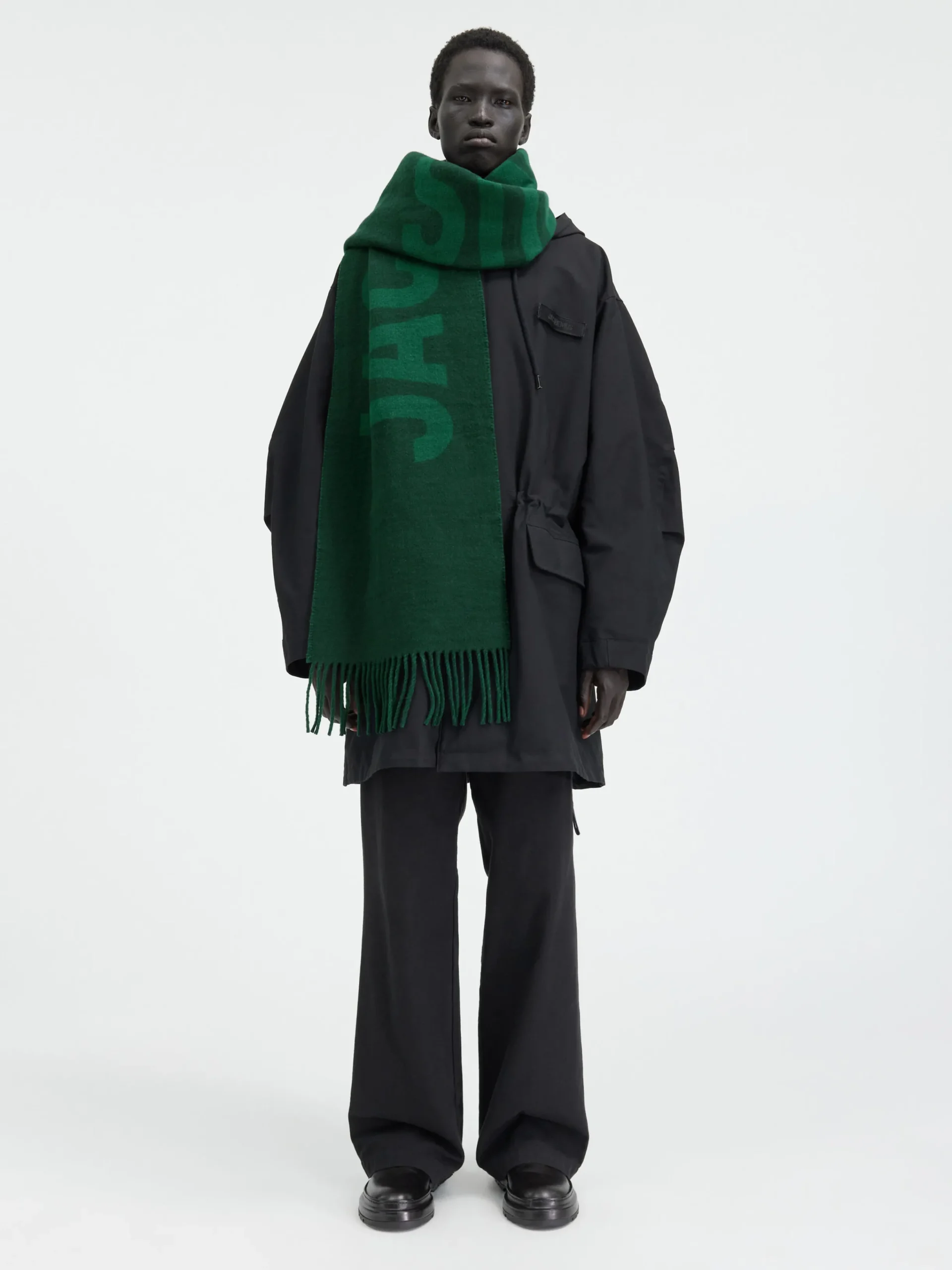 Clearance Jacquemus De sjaal DarkGreen