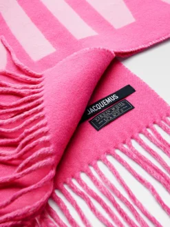 Outlet Jacquemus De sjaal Multi-Pink