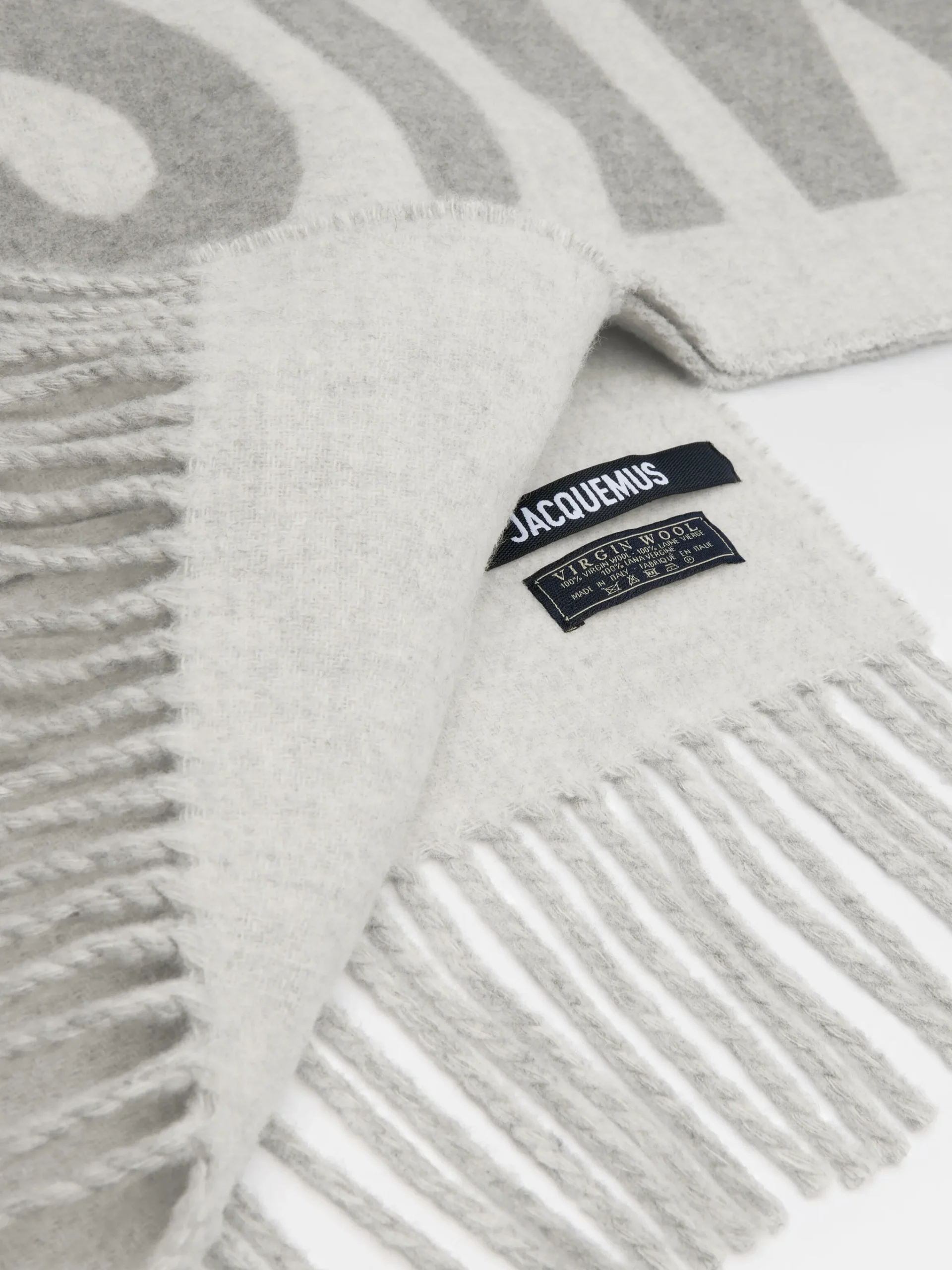 Clearance Jacquemus De sjaal Grey