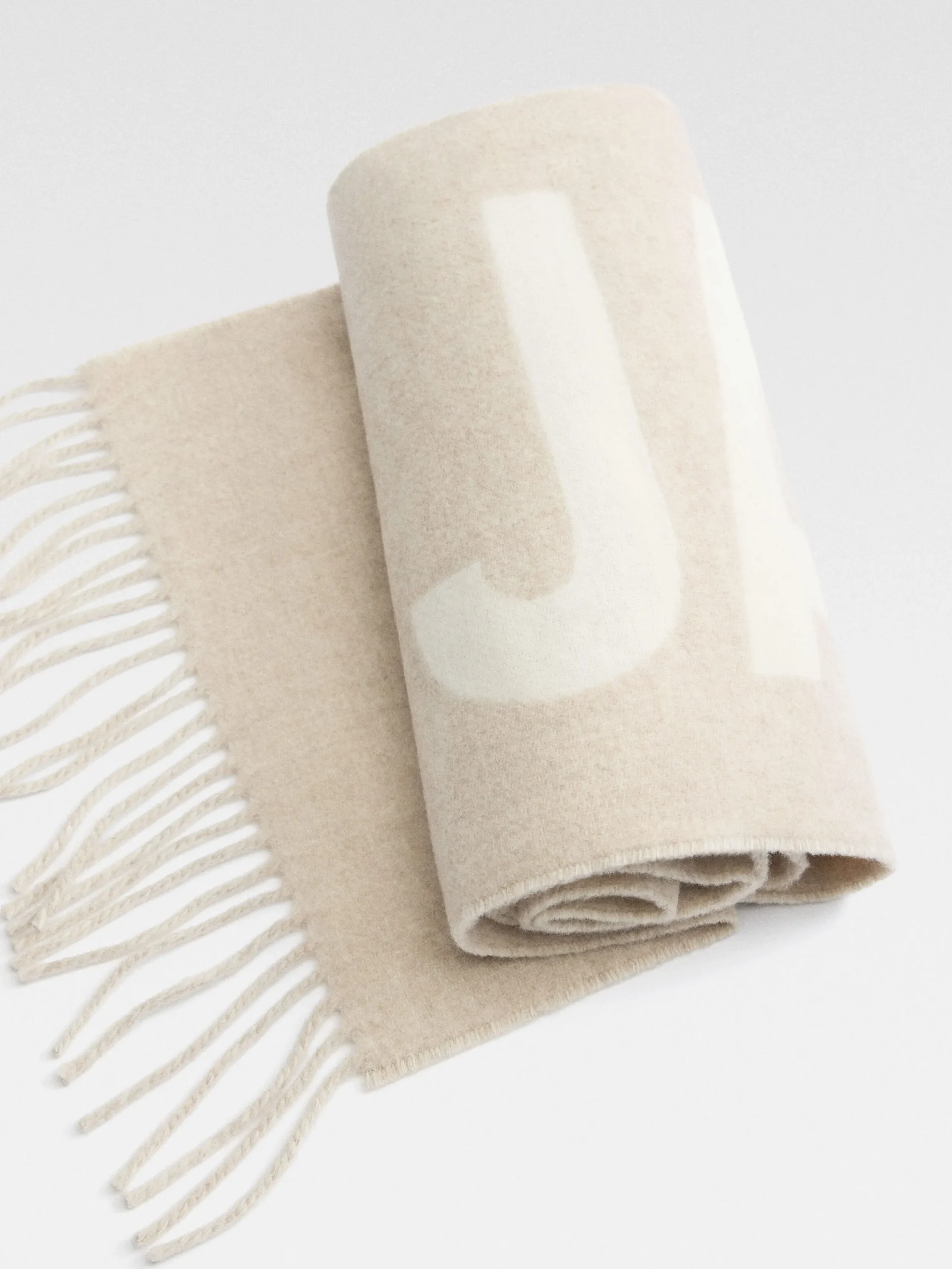 New Jacquemus De sjaal Multi-Beige