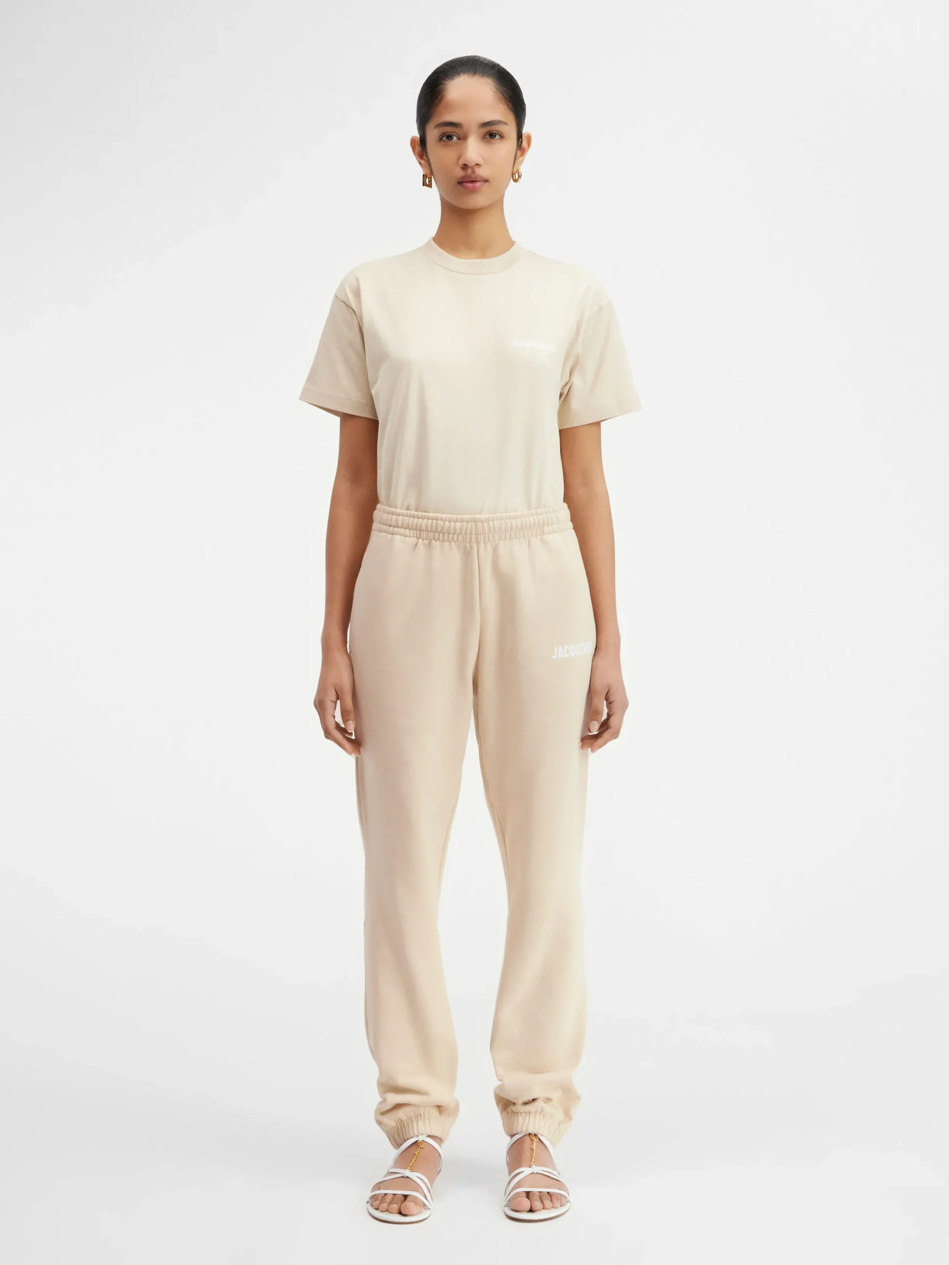 Hot Jacquemus De trainingsbroek LightBeige