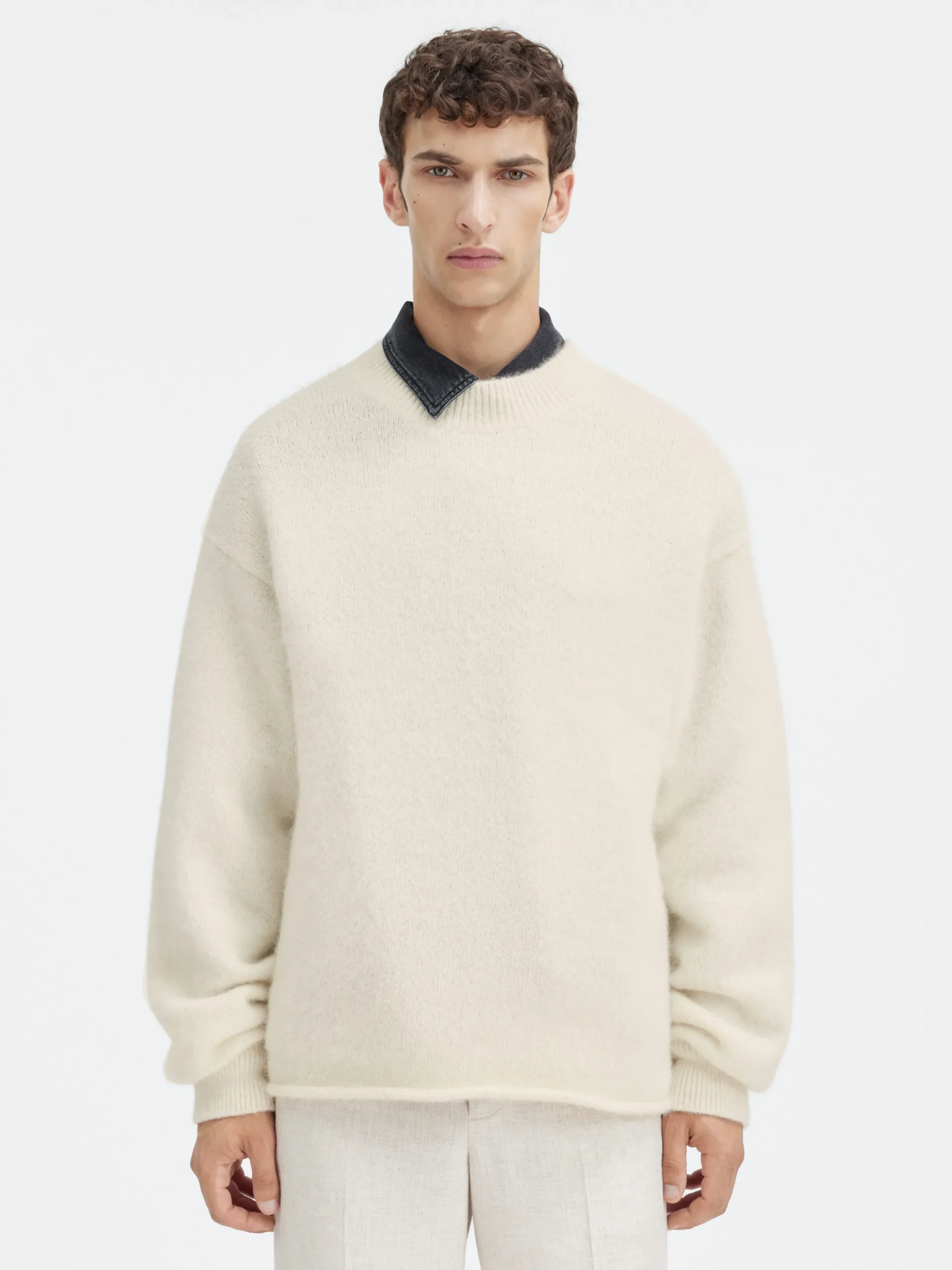Outlet Jacquemus De trui LightBeige