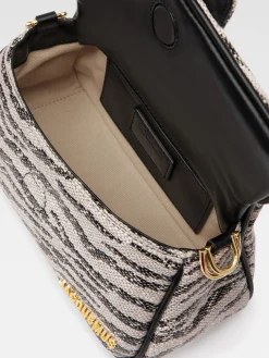 Sale Jacquemus De kleine Bambimou Black&WhiteZebra