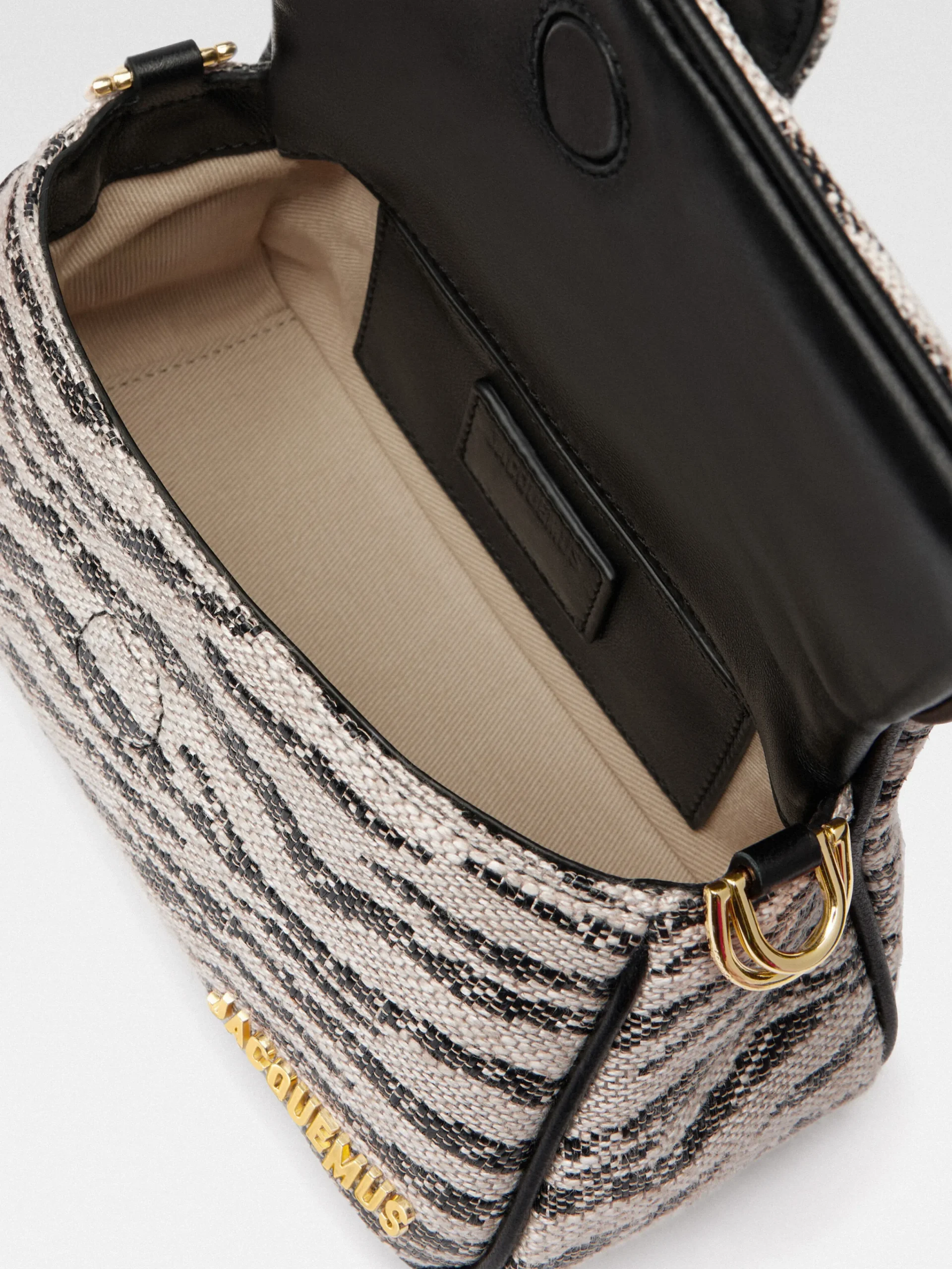 Sale Jacquemus De kleine Bambimou Black&WhiteZebra
