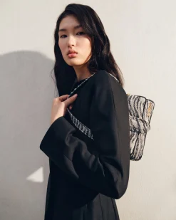 Sale Jacquemus De kleine Bambimou Black&WhiteZebra