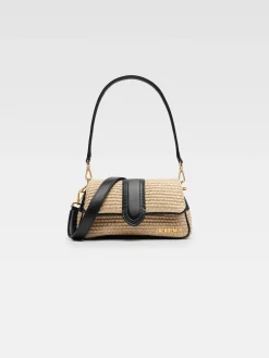 Discount Jacquemus De kleine Bambimou Ivory/Black