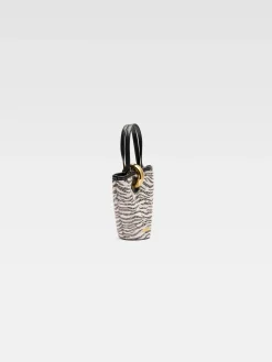 Online Jacquemus De kleine Bambola Black&WhiteZebra