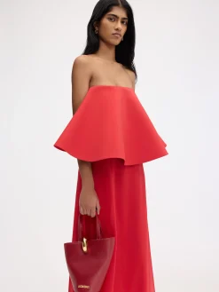 Online Jacquemus De kleine Bambola DarkRed