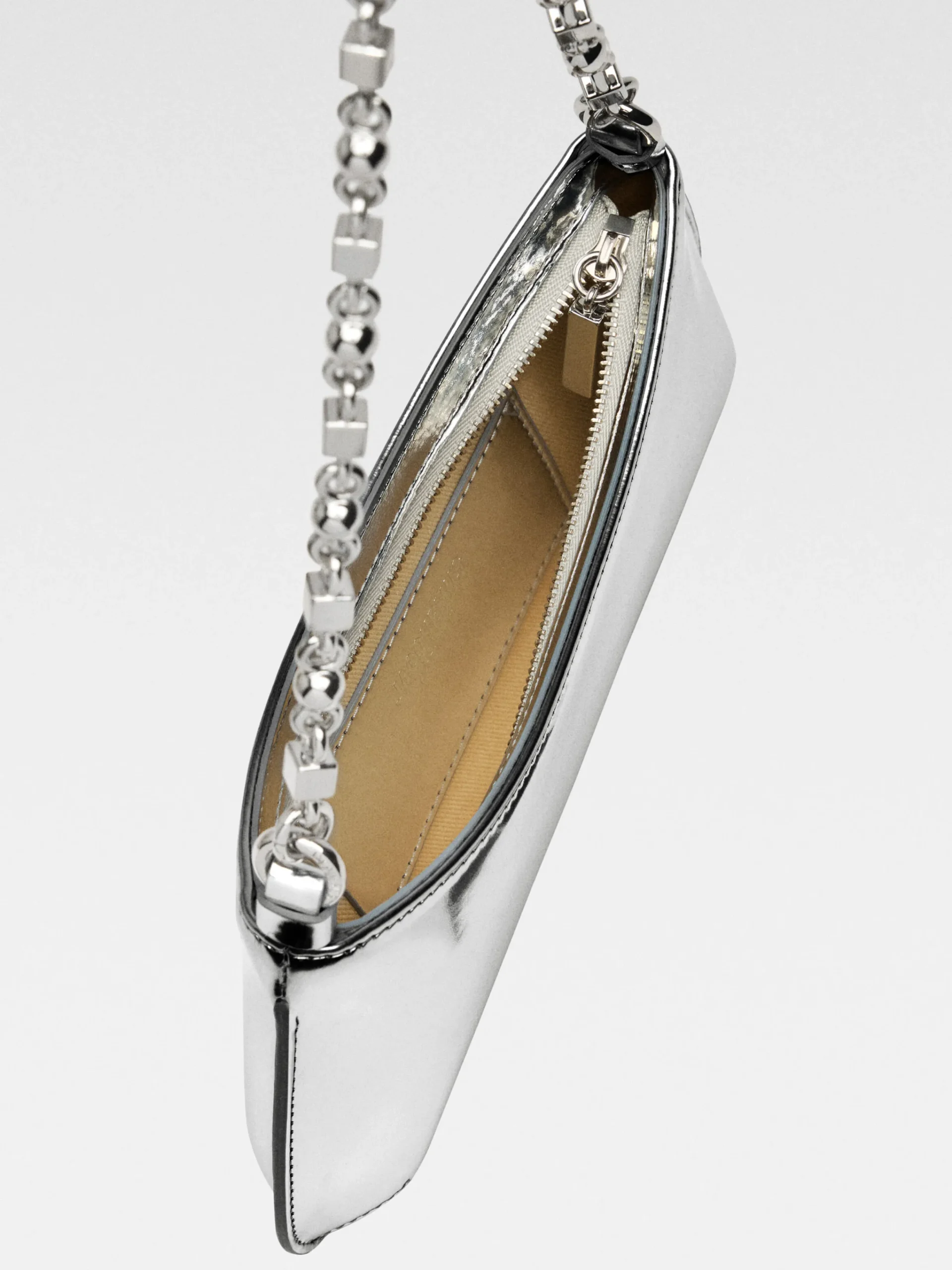 Best Jacquemus De kleine Bisou Chaine Silver