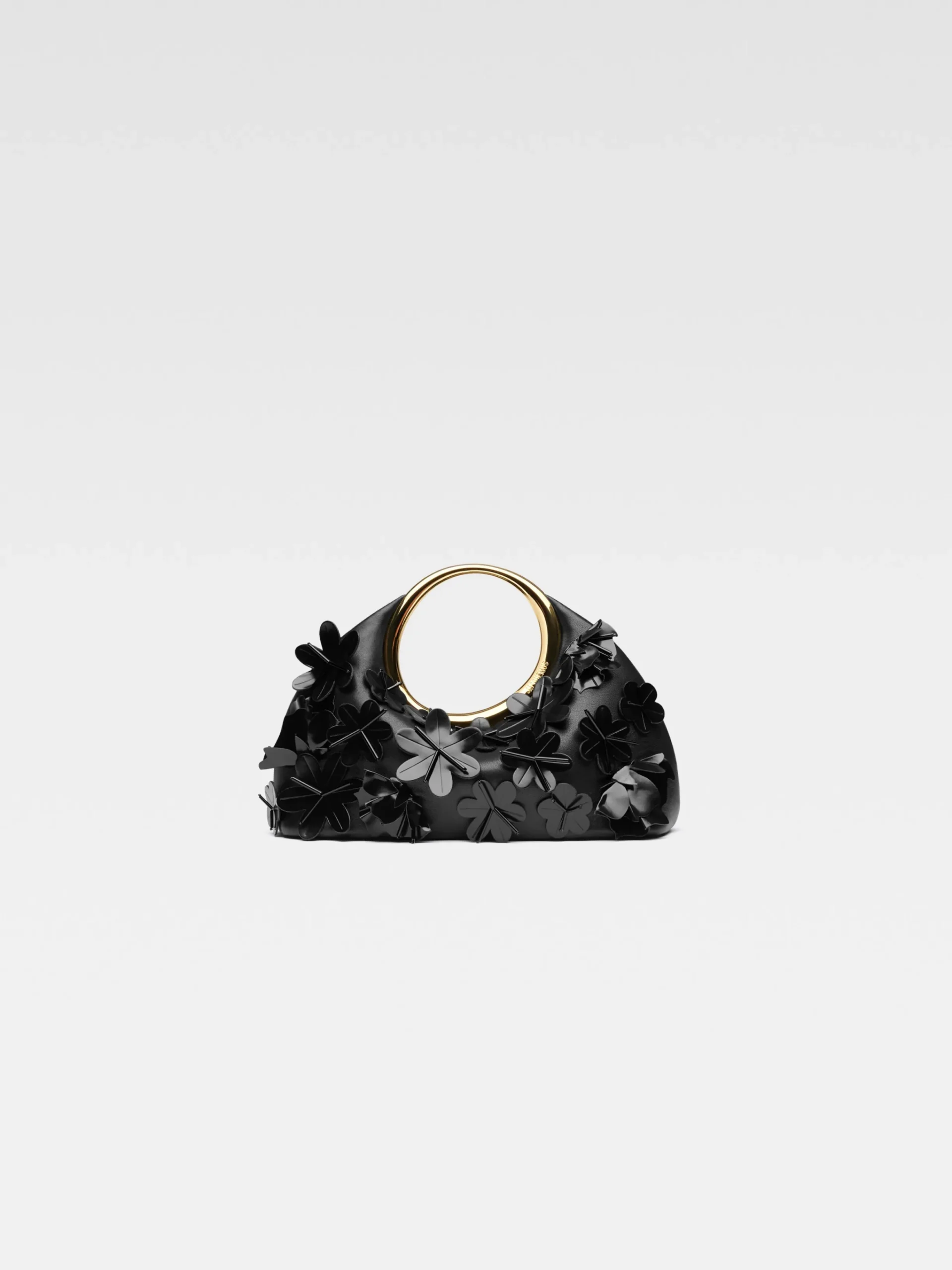 Hot Jacquemus De kleine geborduurde Calino Black