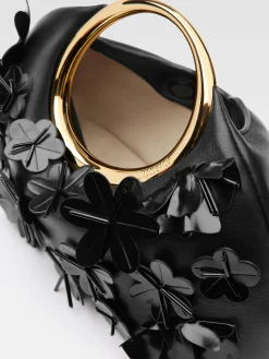 Hot Jacquemus De kleine geborduurde Calino Black