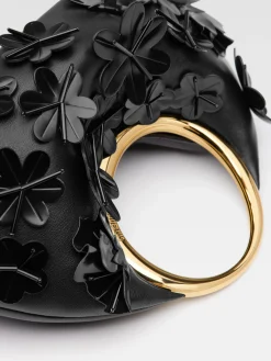 Hot Jacquemus De kleine geborduurde Calino Black