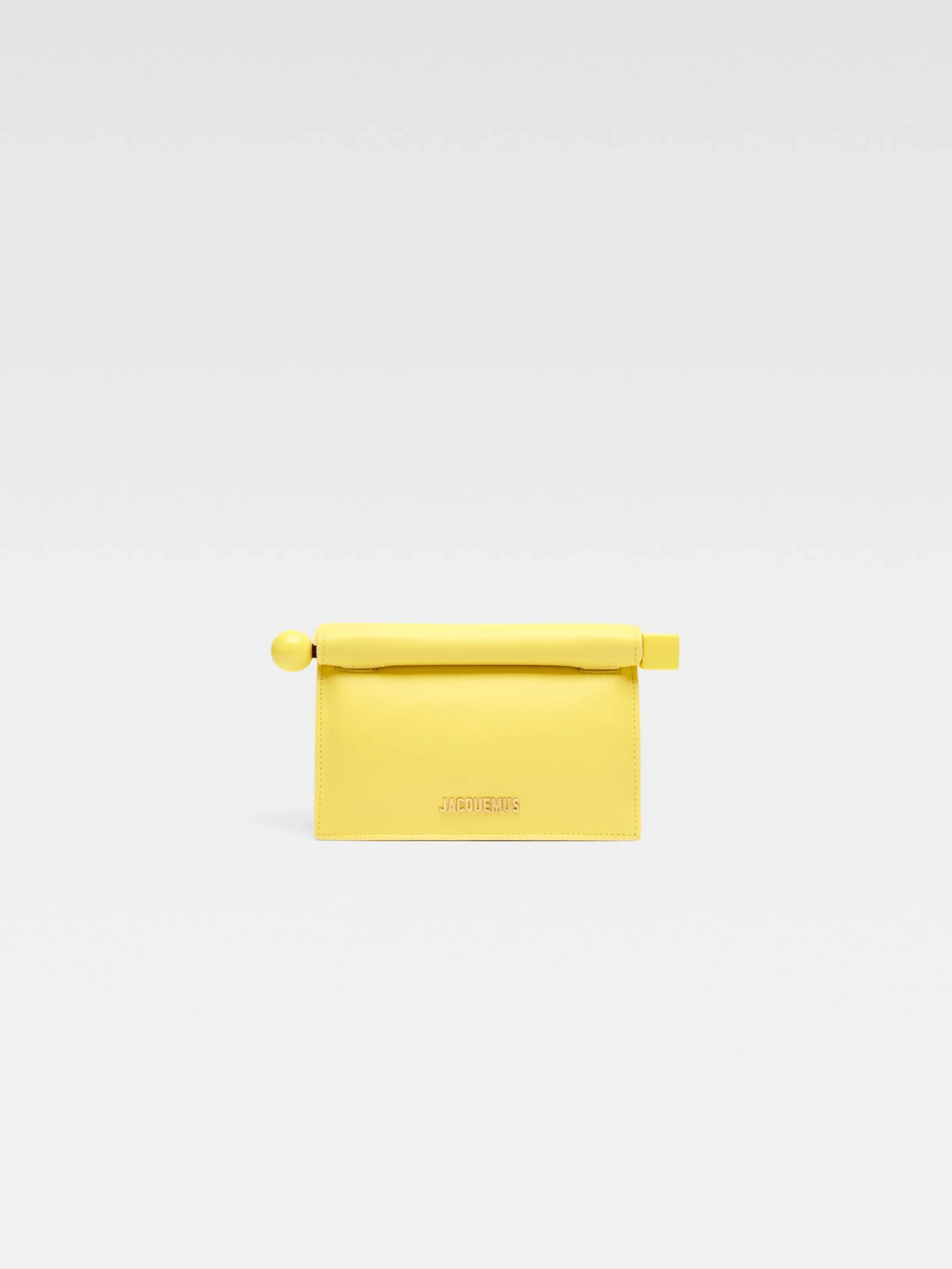 Discount Jacquemus De kleine Rond Carré clutch Yellow