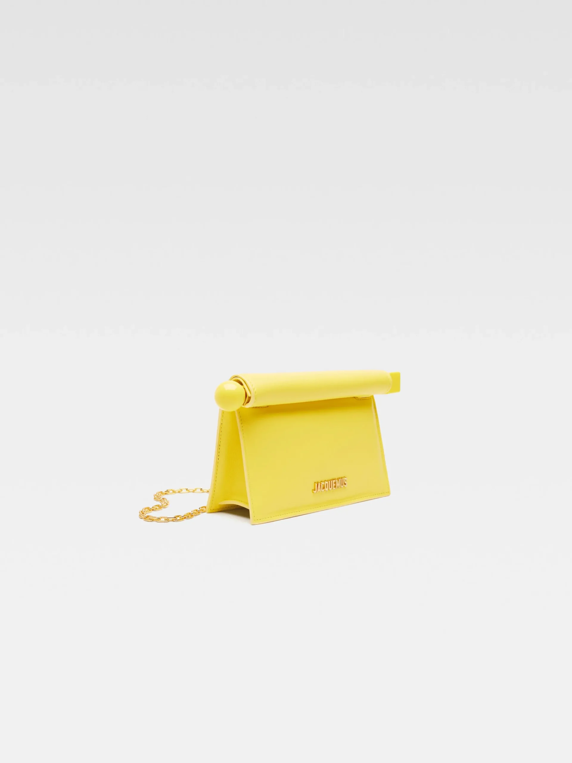 Discount Jacquemus De kleine Rond Carré clutch Yellow