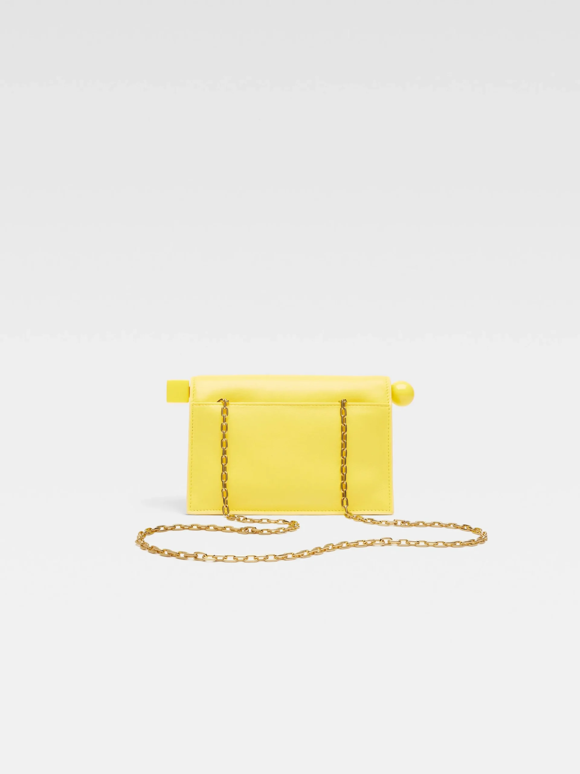 Discount Jacquemus De kleine Rond Carré clutch Yellow