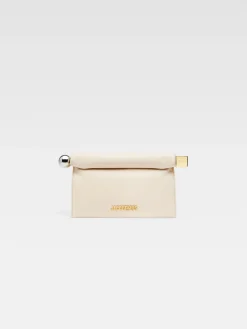 New Jacquemus De kleine Rond Carré clutch LightIvory