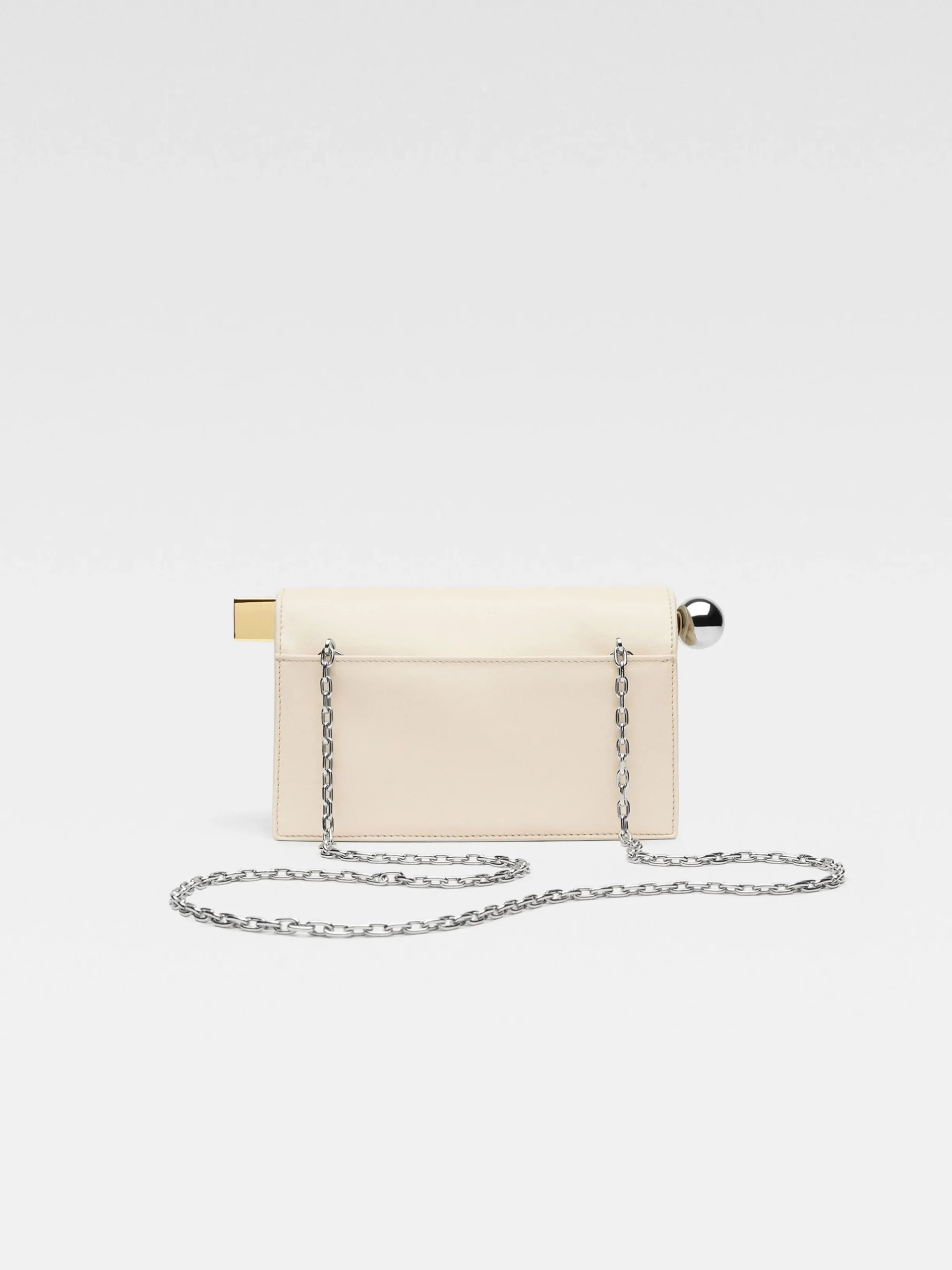 New Jacquemus De kleine Rond Carré clutch LightIvory