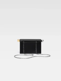 New Jacquemus De kleine Rond Carré clutch Black