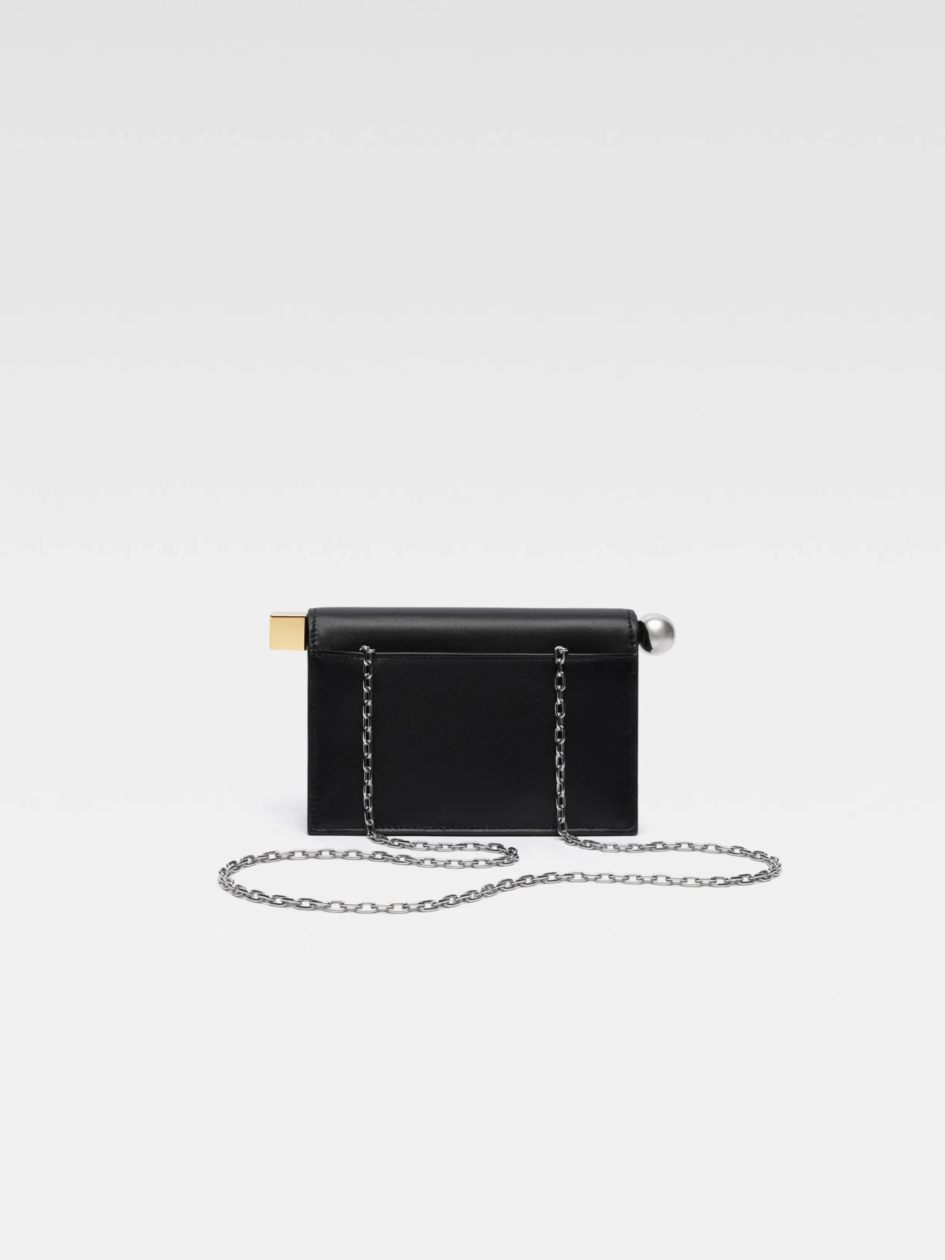 New Jacquemus De kleine Rond Carré clutch Black