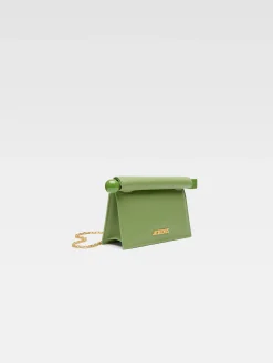 Best Jacquemus De kleine Rond Carr&eacute; clutch Green