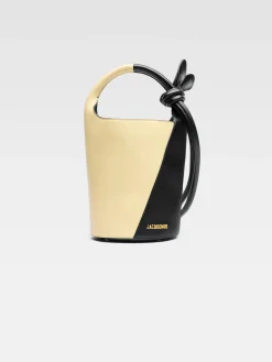 New Jacquemus De kleine Tourni PaleYellowBlack