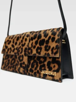 Sale Jacquemus De lange Bambino PrintLeopardBrown