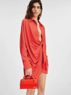 Clearance Jacquemus De lange Chiquito met gesp Orange