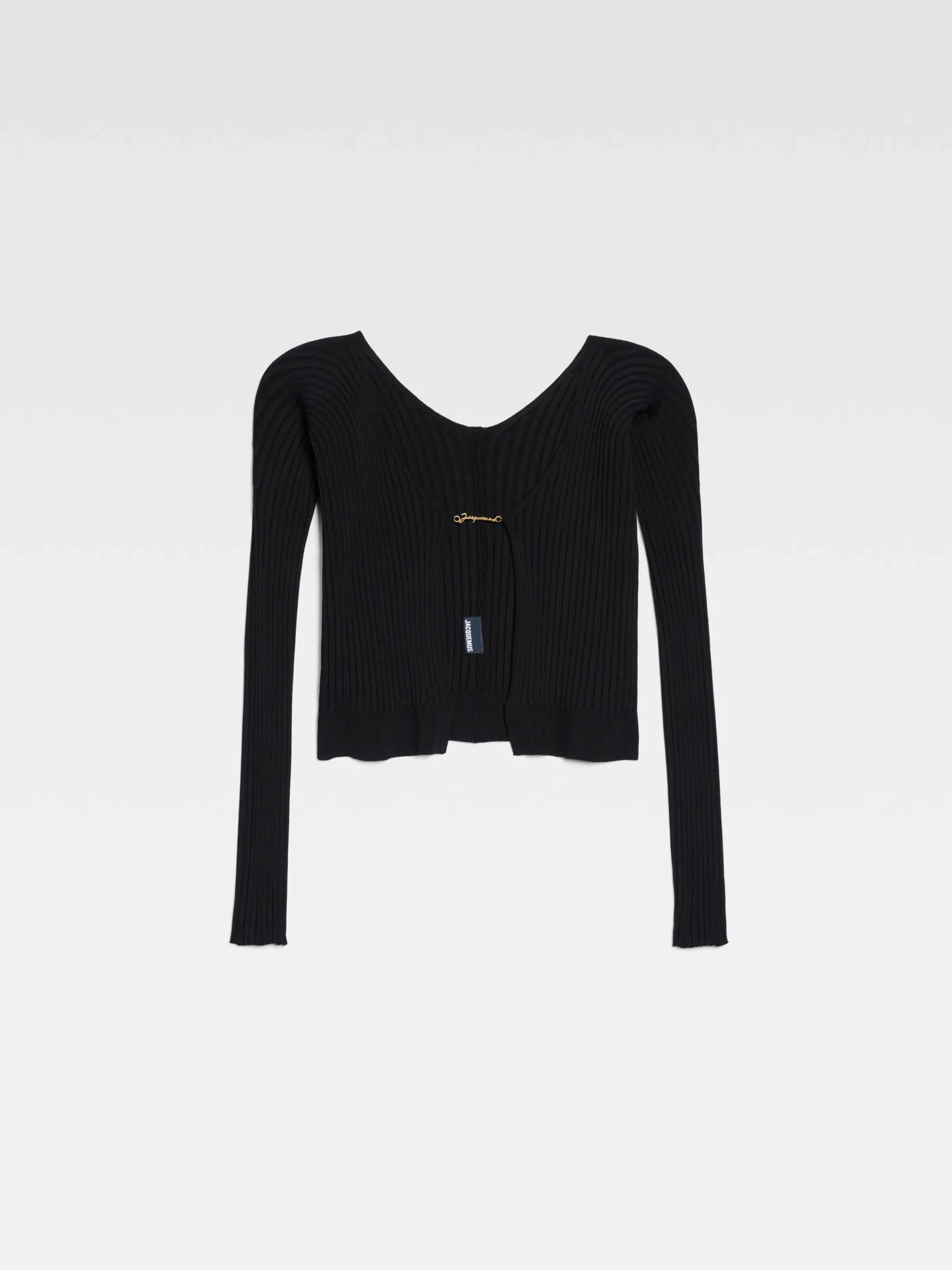 Hot Jacquemus De lange gebreide Pralù Black