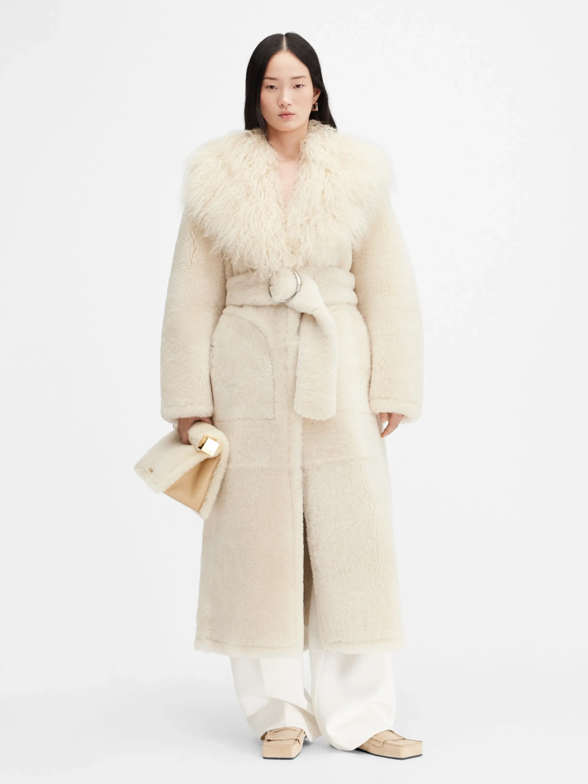 New Jacquemus De lange jas van Pilou Off-White