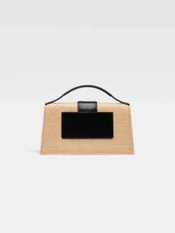 New Jacquemus De large Bambino Ivory/Black