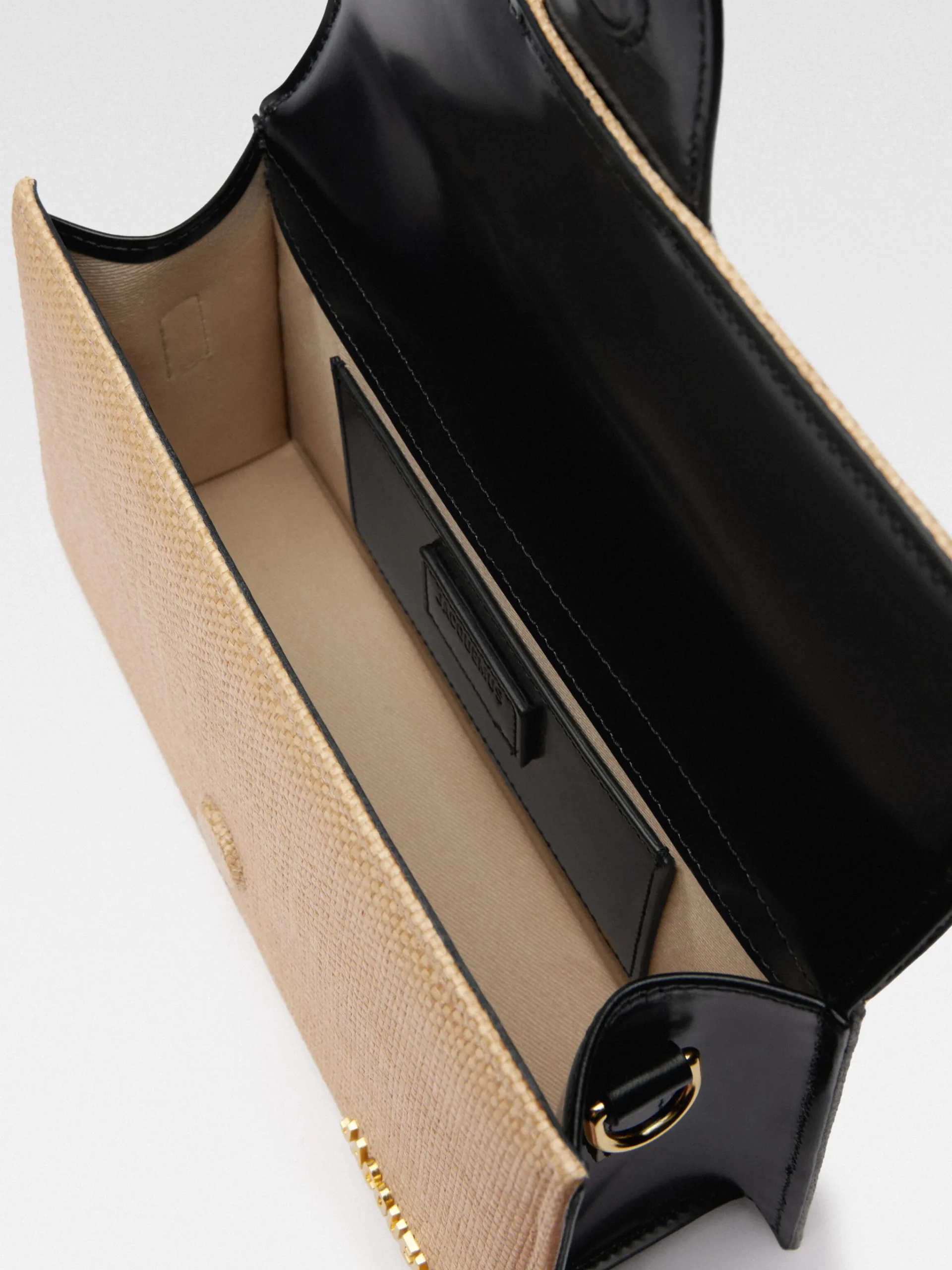 New Jacquemus De large Bambino Ivory/Black