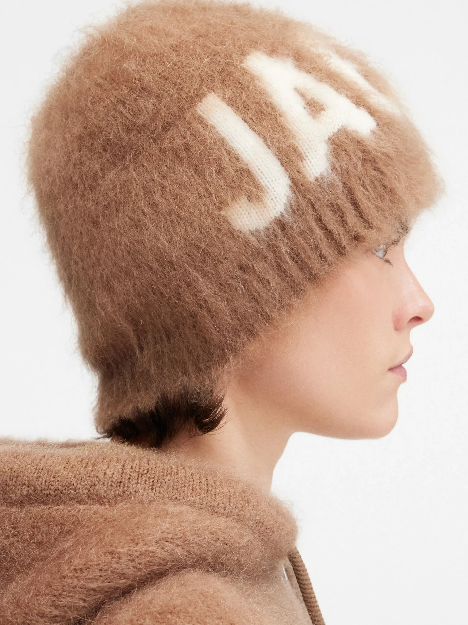 Best Jacquemus De Logo-beanie Camel