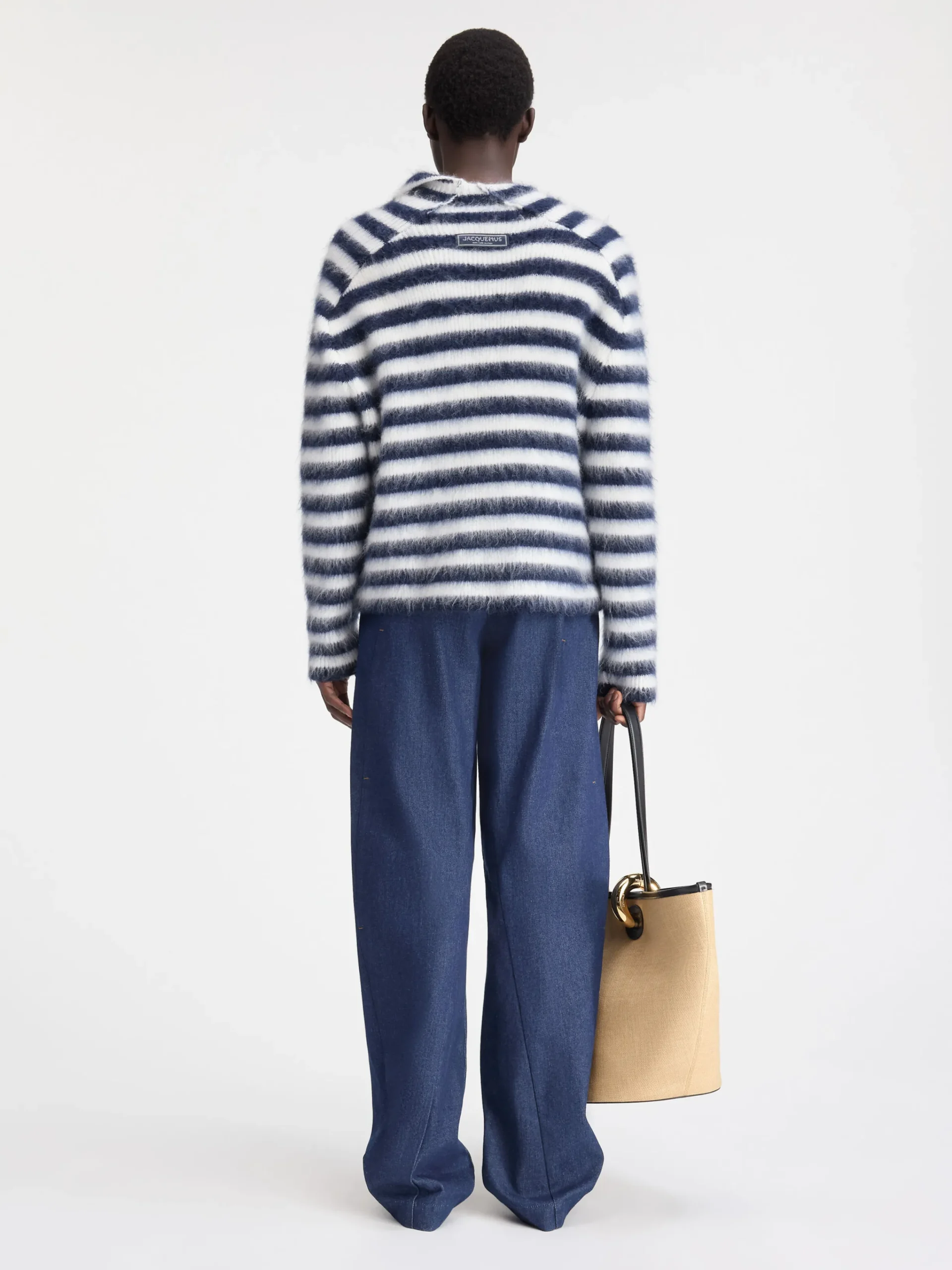 Fashion Jacquemus De Marina trui Multi-Navy