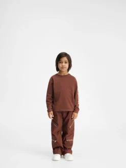 Outlet Jacquemus De Marrone cargobroek voor kinderen DarkBrown