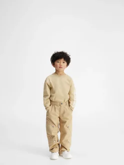 Outlet Jacquemus De Marrone cargobroek voor kinderen DarkBeige