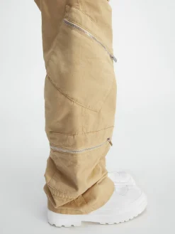 Outlet Jacquemus De Marrone cargobroek voor kinderen DarkBeige
