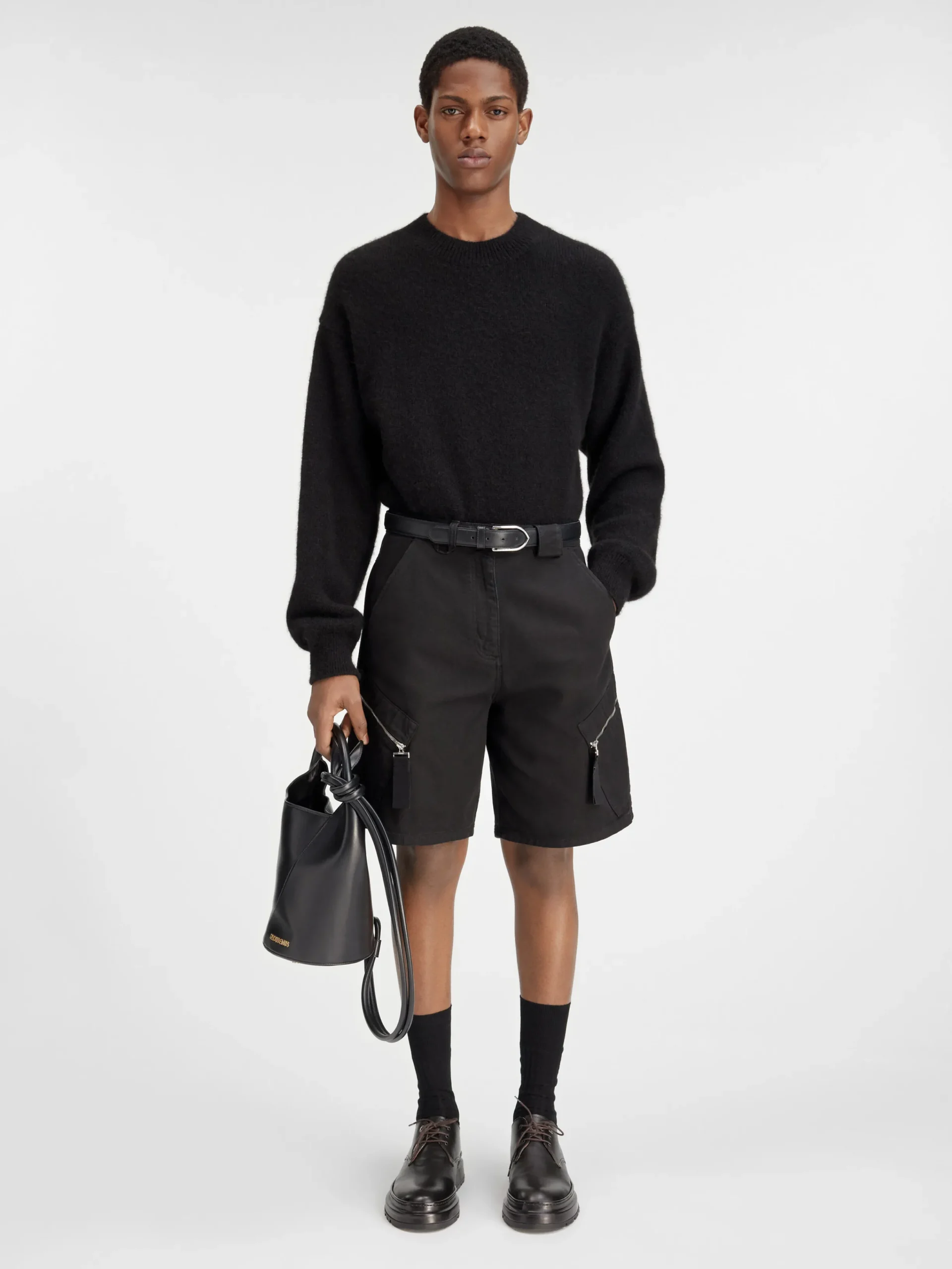 New Jacquemus De Marrone korte broek Black