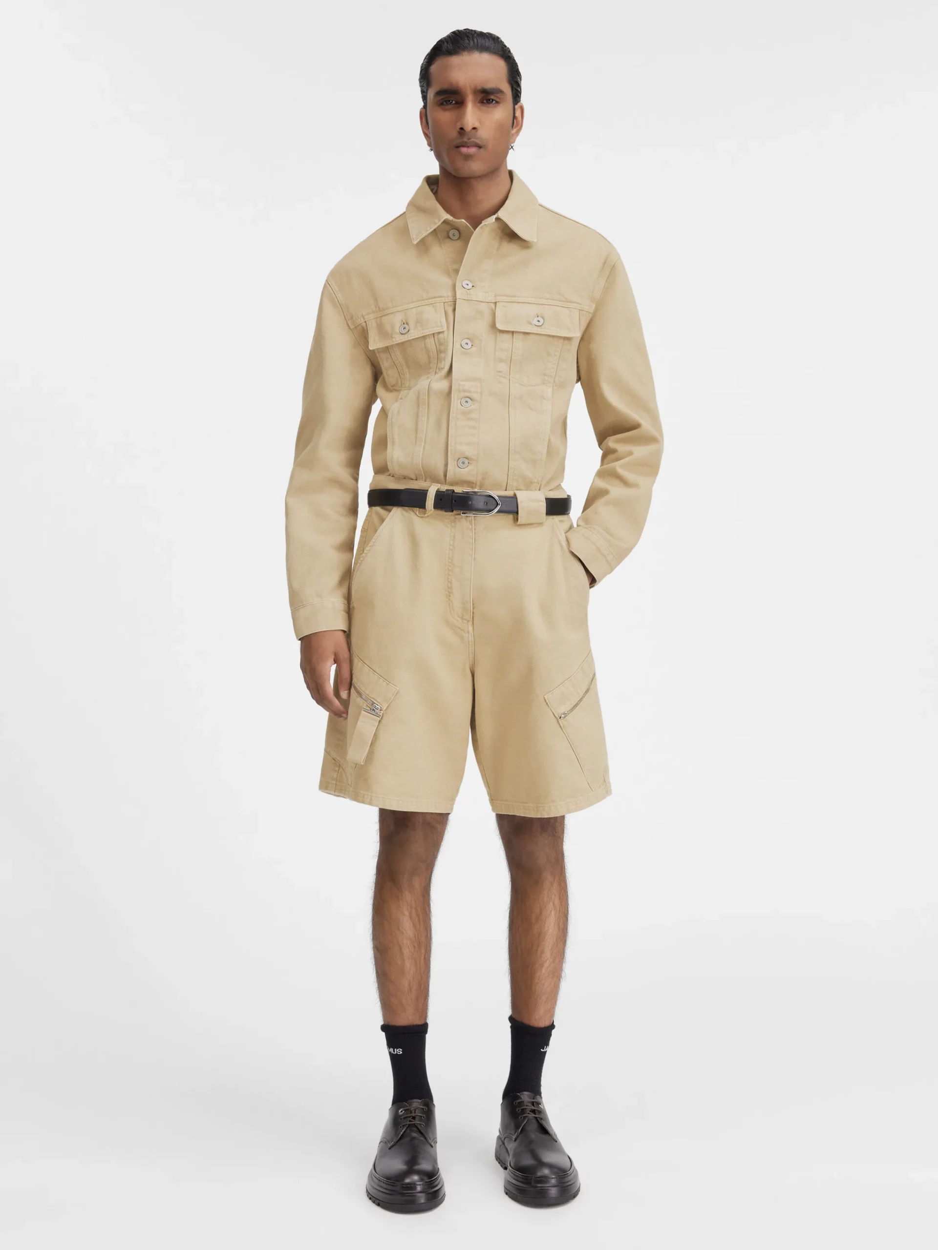 New Jacquemus De Marrone korte broek Beige