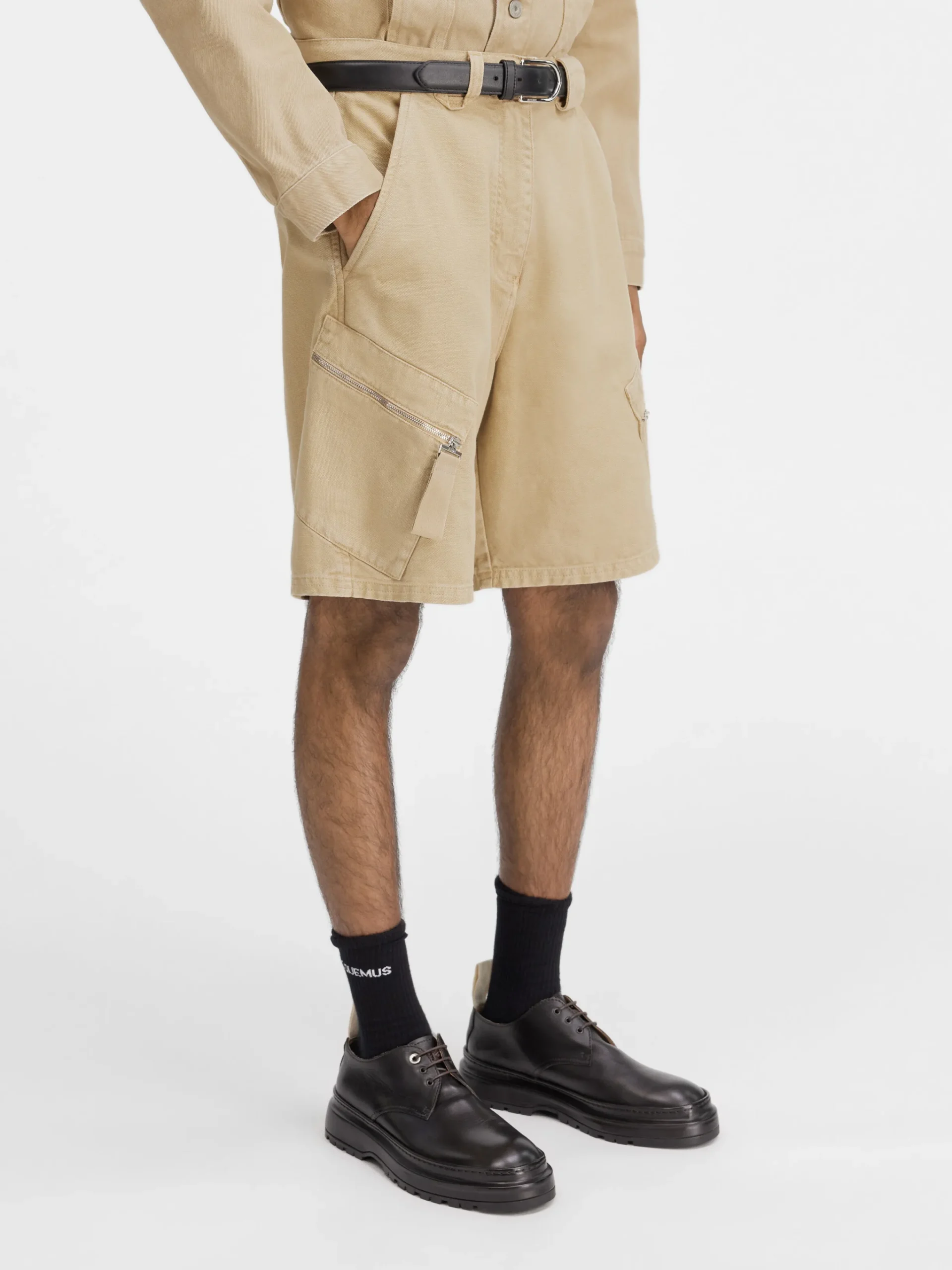 New Jacquemus De Marrone korte broek Beige