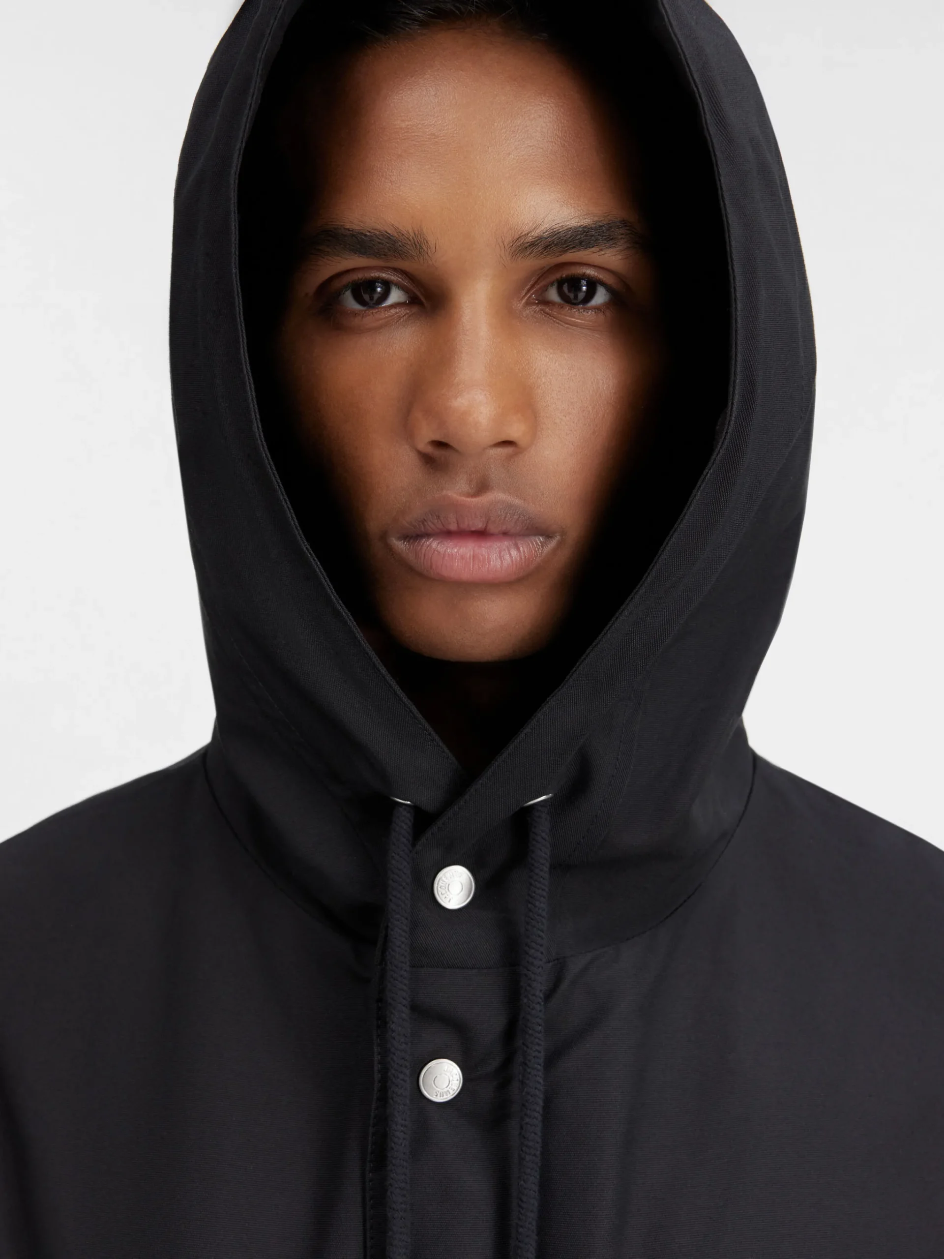 Hot Jacquemus De Marrone parka Black