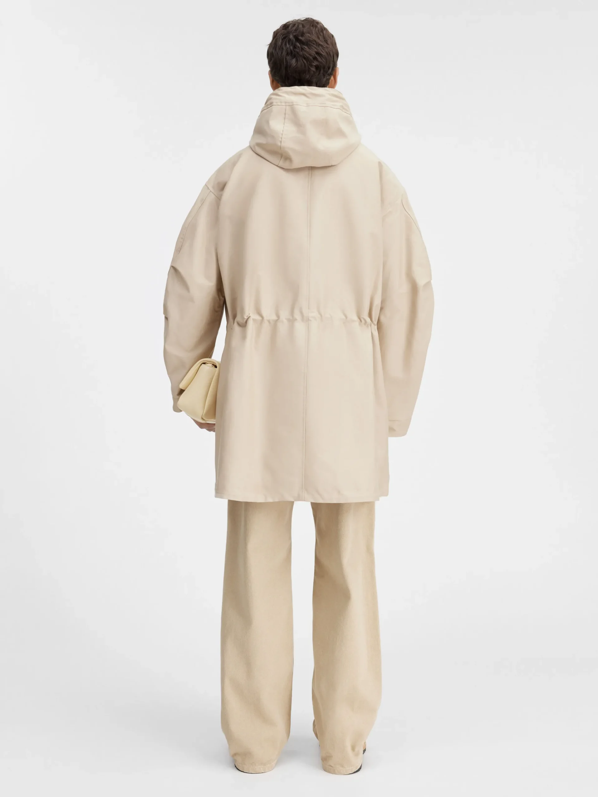 Discount Jacquemus De Marrone parka Beige