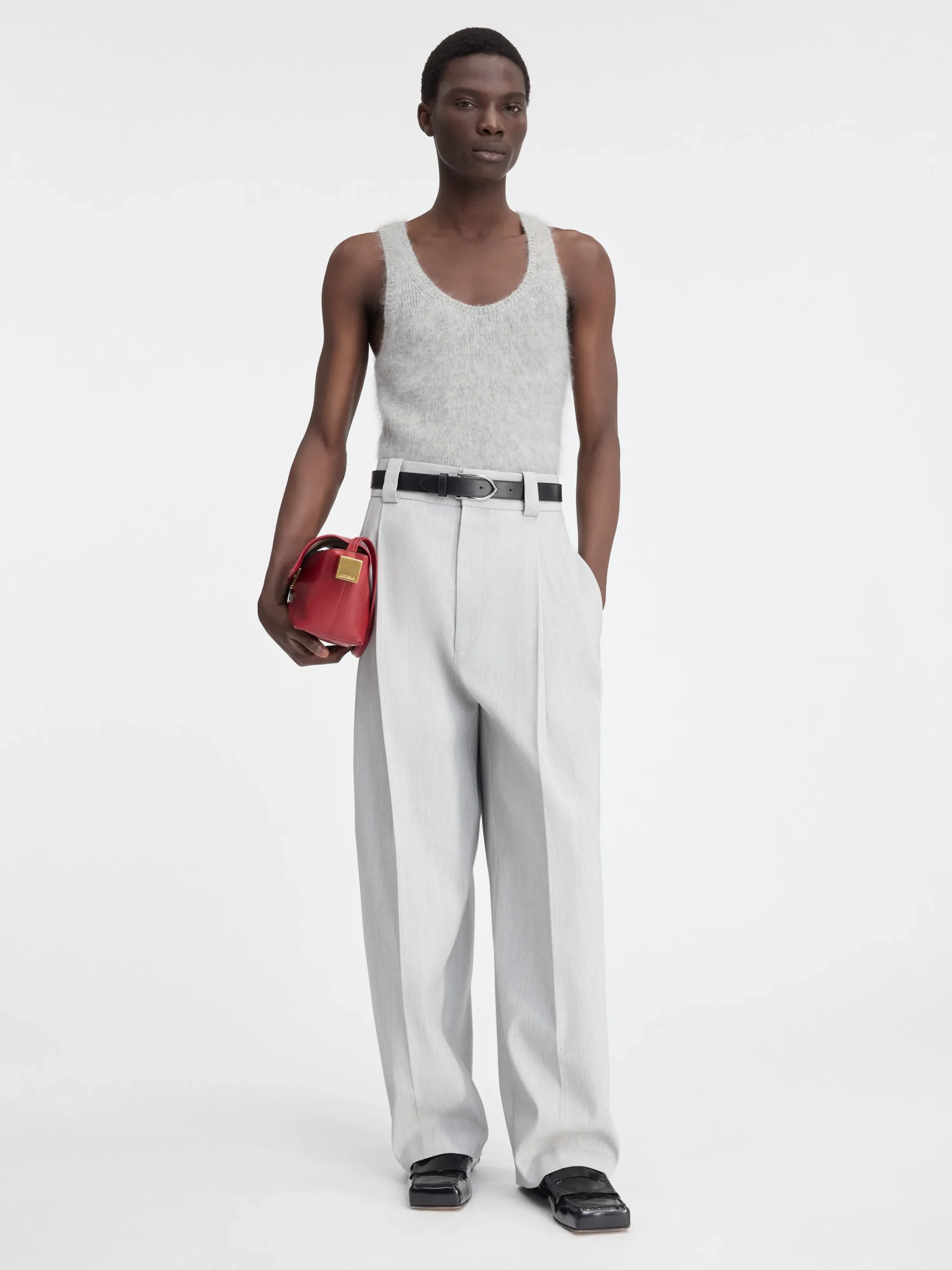 Best Jacquemus De Marzio broek LightGrey