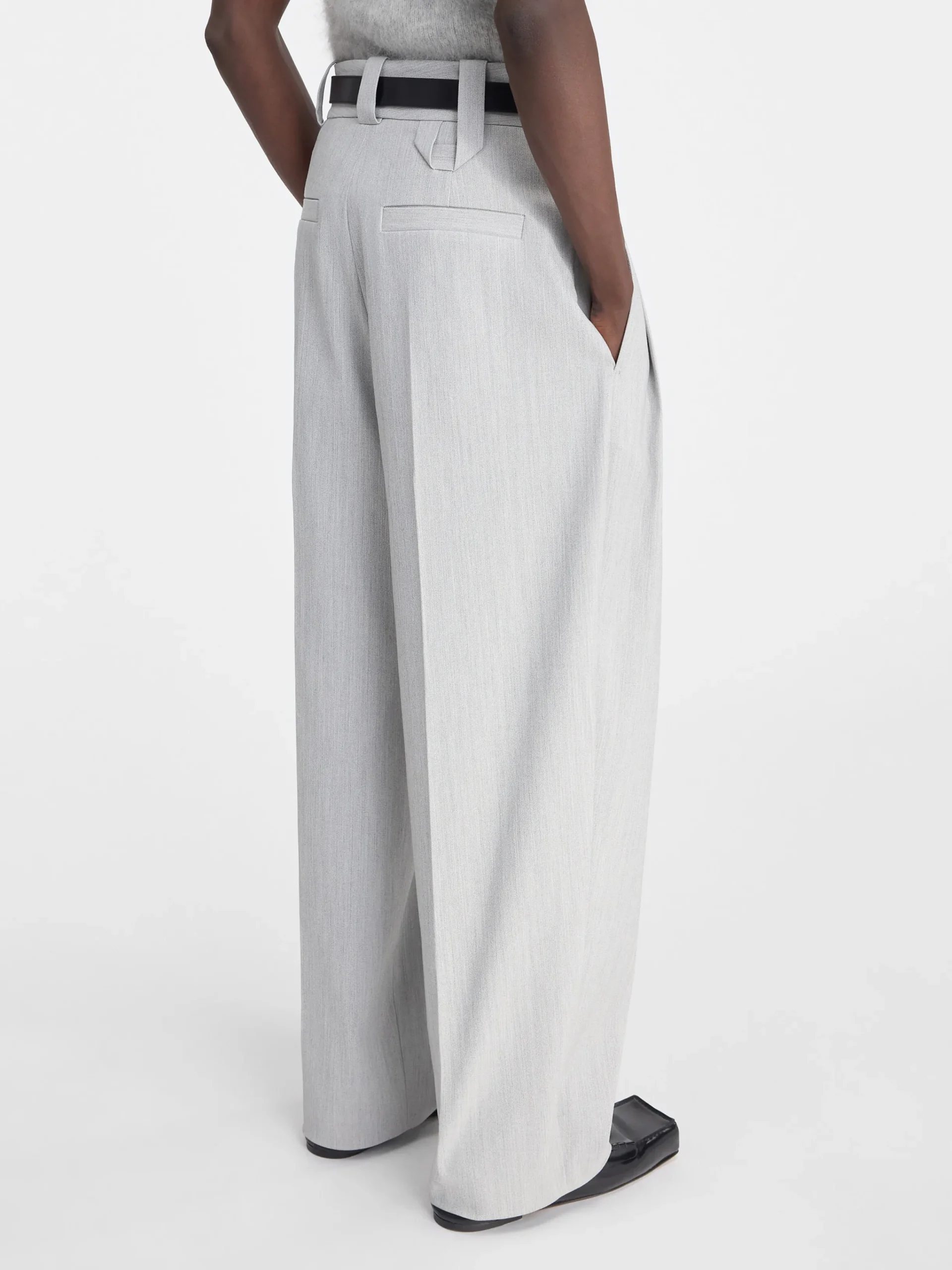 Best Jacquemus De Marzio broek LightGrey