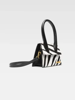 Fashion Jacquemus De medium Chiquito Black&WhiteZebra