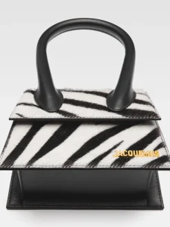 Fashion Jacquemus De medium Chiquito Black&WhiteZebra
