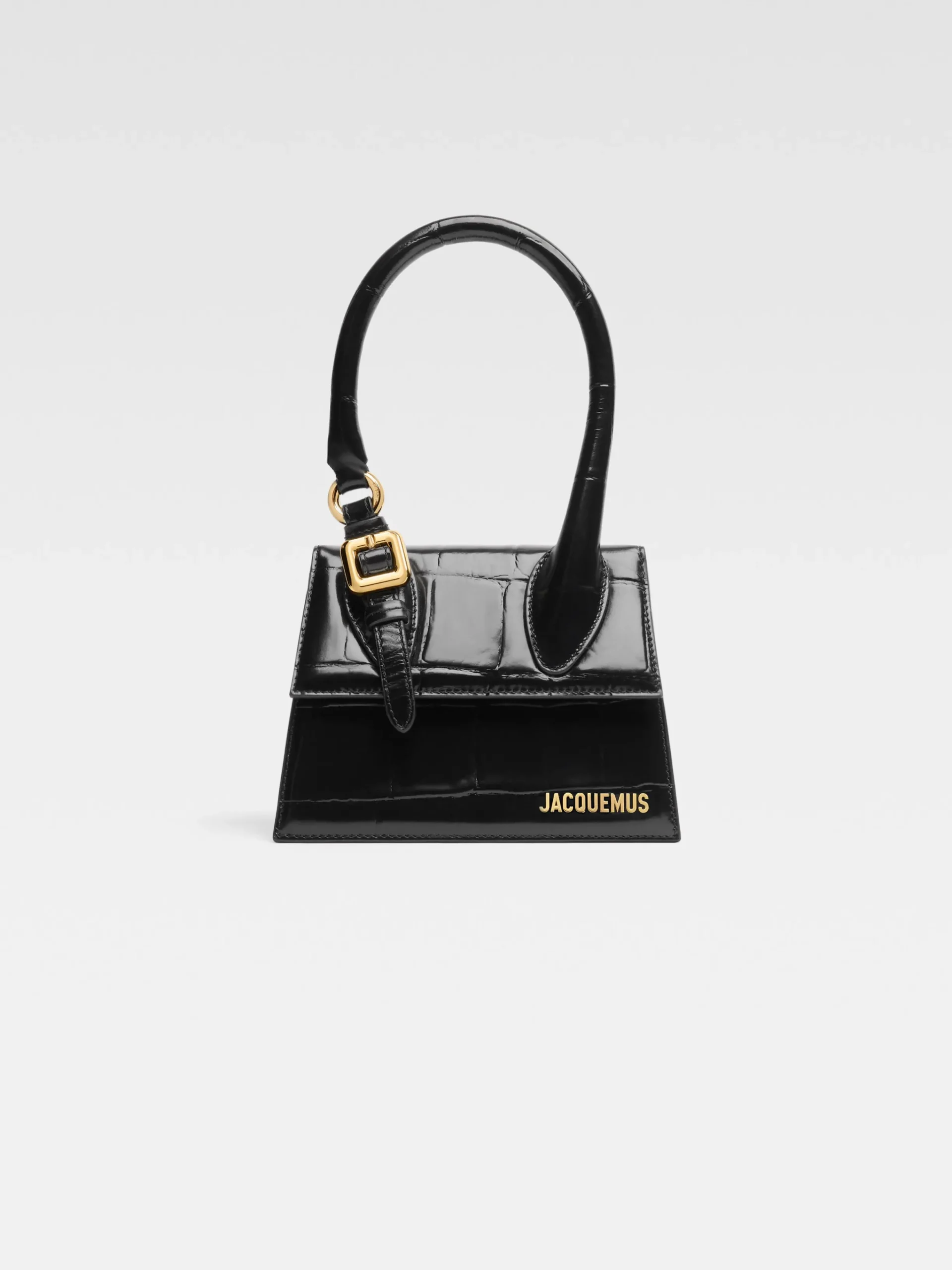 Discount Jacquemus De medium Chiquito met gesp Black